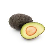 Avocado isolated on the white background.
